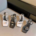 صندل پاشنه دار ساده - کد (25312) - تصویر 2